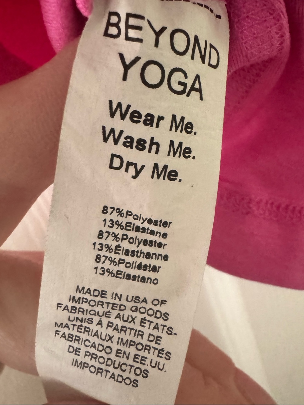 Beyond Yoga Pink Racerback Tank Top Size Small - Picture 4 of 6